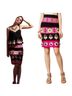 Anthropologie Floral Black Ivory Pink Gold Skort Size 6 - photo 1