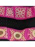 Anthropologie Floral Black Ivory Pink Gold Skort Size 6 - photo 3