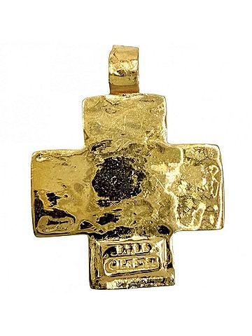 Chanel Chanel pendant top for women, CHANEL GP colored stone, gold, blue, approximately 9.1g. (view 2)