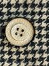 Pendleton Houndstooth Brown Ivory Black Coat Size L - photo 6