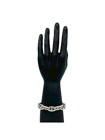 Hermès HERMES Vintage Chaine d'Ancre TGM 12-link Bracelet, Sterling Silver 925, Accessory, Silver, Item Number 27469 (view 2)
