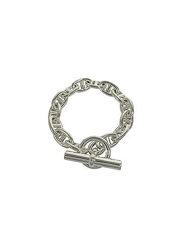 Hermès HERMES Chaine d'Ancre MM 14-link bracelet, sterling silver (925), accessory, silver, 55125 (view 1)