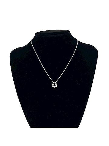 Tiffany & Co. TIFFANY&amp;Co. Tiffany Vintage Star of David Necklace, Sterling Silver 925 Pendant, Accessory, 02864 (view 2)