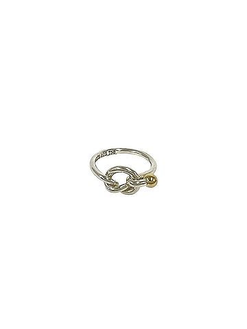 Tiffany & Co. TIFFANY&amp;Co. Tiffany Vintage Love Knot Ring, Sterling Silver 925, 18K Yellow Gold, Accessory, 15867 (view 1)