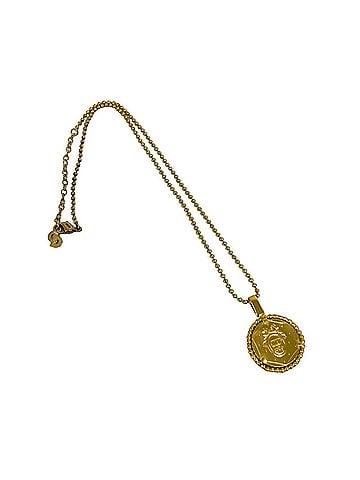 Christian Dior Christian Dior Vintage Coin Motif Top Logo GP Necklace Pendant Accessory Gold 13580 (view 1)