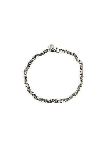 Tiffany & Co. TIFFANY&amp;Co. Tiffany Twist Rope Bracelet, Sterling Silver 925, 18K Yellow Gold, Accessory, Silver, 00689 (view 1)