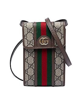 Gucci Mini GG Supreme Web Ophidia Crossbody (view 1)