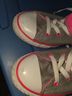 Converse Gray Pink Yellow Sneakers Size 4 - photo 4