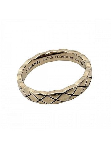 Chanel Chanel Women's Coco Crush Ring Mini Jewelry Accessory 18K Pink Gold Au750 CHANEL K18 Approx. J11785 3.5g (view 1)