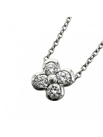 Tiffany & Co. Tiffany &amp; Co. Women's Necklace, Bezel-Set, Platinum 950, Diamond, Approx. 3.4g (view 1)