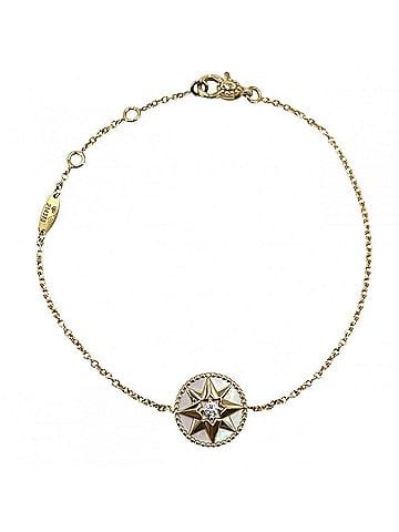 Christian Dior Christian Dior Dior Rose des Vents bracelet for women, adjustable clasp, Au750 18K yellow gold, 0.04ct diamond, approximately 3.0g. (view 1)