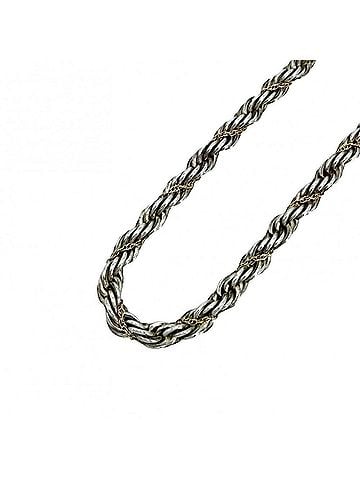 Tiffany & Co. Tiffany &amp; Co. Men's Twist Rope Necklace, Jewelry Accessory, 18K Yellow Gold (Au750), Sterling Silver (925), Approx. 47.5g (view 1)