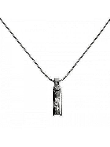 Tiffany & Co. Tiffany &amp; Co. Atlas Bar Pendant Necklace for Women, 18K White Gold (Au750), Diamond, Approx. 7.1g (view 2)