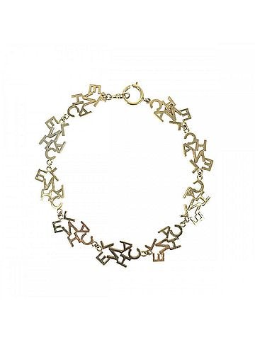 Chanel Chanel Necklace for Women, Logo, Vintage Style, GP Gold, Approx. 44.7g (view 1)