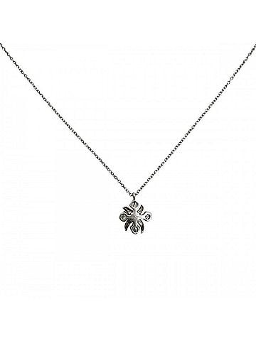 Tiffany & Co. Tiffany &amp; Co. Women's Necklace, Jean Schlumberger, Sixteen Stone by Tiffany, Cross Stitch Accessory, Jewelry, Pt950 Platinum, 0.21ct Diamond, 60022675, Approx. 4.4g (view 2)