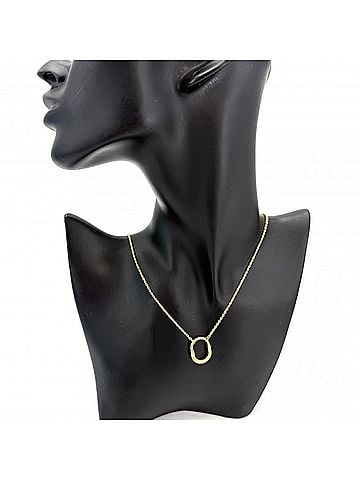 Tiffany & Co. Tiffany &amp; Co. Women's Lock Small Pendant Necklace, Adjustable, 18K Yellow Gold (Au750), Approx. 10.4g (view 2)