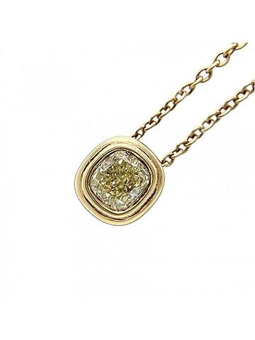 Tiffany & Co. Tiffany &amp; Co. Bizet Necklace for Women, Single Diamond, 18K Yellow Gold (Au750), Approx. 2.2g (view 1)