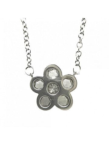 Tiffany & Co. Tiffany &amp; Co. Women's Garden Flower Rose Cut Necklace, Platinum 950, Diamond, Approx. 2.6g (view 2)