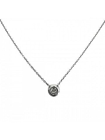 Tiffany & Co. Tiffany &amp; Co. Soleste Necklace for Women, Platinum 950, Diamond, Approx. 2.8g (view 2)