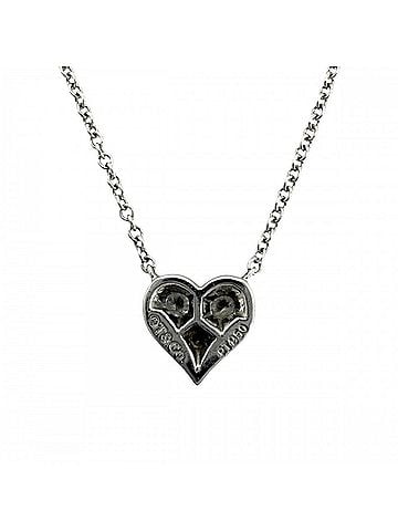 Tiffany & Co. Tiffany &amp; Co. Sentimental Heart Necklace for Women, Platinum 950, Diamond, Approx. 3.1g (view 2)