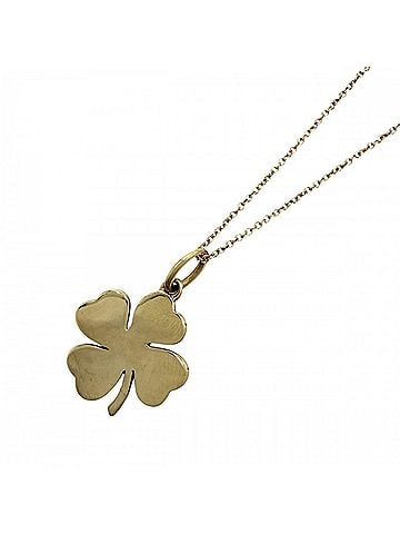 Tiffany & Co. Tiffany &amp; Co. Women's Clover Necklace, 18K Yellow Gold (Au750), Jewelry, Accessory, Approx. 5.1g (view 1)