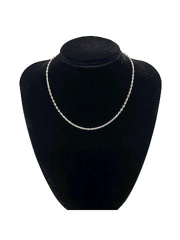 Hermès HERMES Chaine d'Ancre Sellier Necklace, Logo Engraved, Sterling Silver 925, Accessory for Men and Women, 99118 (view 2)