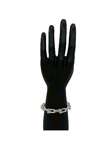 Tiffany & Co. TIFFANY&amp;Co. Tiffany HardWear Large Link Bracelet, Sterling Silver 925 Chain Bangle Accessory, 237-8 (view 2)