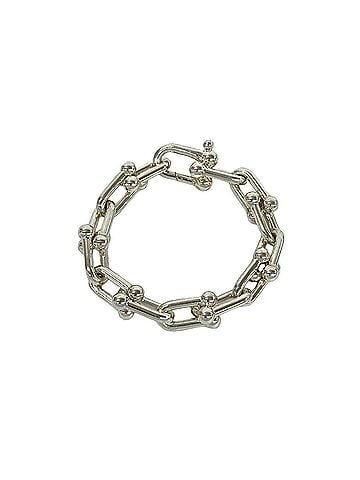 Tiffany & Co. TIFFANY&amp;Co. Tiffany HardWear Large Link Bracelet, Sterling Silver 925 Chain Bangle Accessory, 232-5 (view 1)