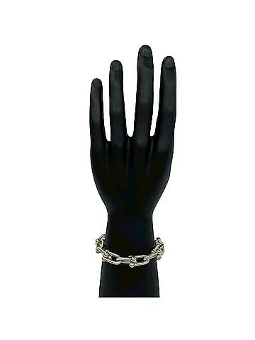 Tiffany & Co. TIFFANY&amp;Co. Tiffany HardWear Large Link Bracelet, Sterling Silver 925 Chain Bangle Accessory, 232-4 (view 2)