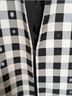 Liz Claiborne 90% Polyester 10% Spandex 100% Polyester Checkered-gingham Black White Blazer Size 10 - photo 2