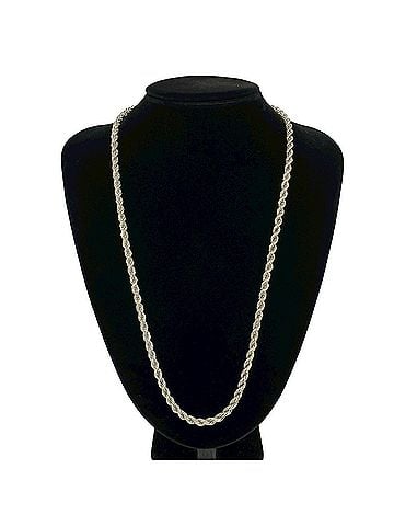 Tiffany & Co. TIFFANY&amp;Co. Tiffany Vintage Twist Rope Necklace, Sterling Silver 925, Accessory, Silver, Item No. 44284 (view 2)