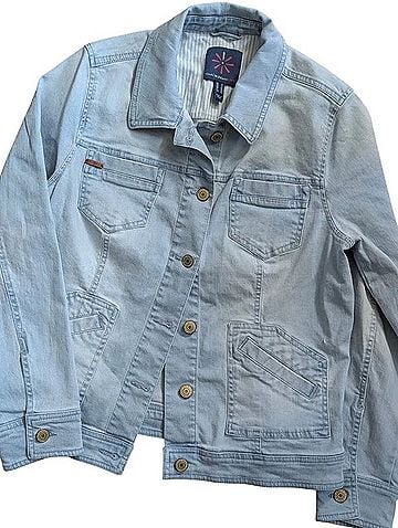 Isaac Mizrahi Live Denim Jacket (view 1)