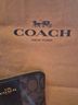 Coach Print Brown Black Leather Wristlet One size - photo 5