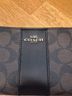 Coach Print Brown Black Leather Wristlet One size - photo 3