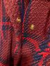 Ann Taylor 100% Wool Plaid Burgundy Black Coat Size S - photo 5
