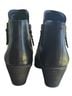 FRYE 100% Leather Black Ankle Boots Size 10 - photo 2