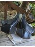 FRYE 100% Leather Black Ankle Boots Size 10 - photo 7