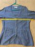 Flax 100% Linen Blue Jacket Size M - photo 5