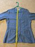Flax 100% Linen Blue Jacket Size M - photo 7