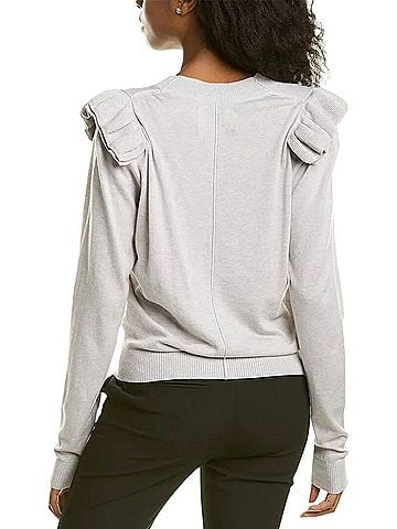 Brochu Walker Anaise Vee Pullover Cashmere Pullover Sweater (view 2)