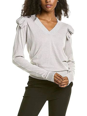 Brochu Walker Anaise Vee Pullover Cashmere Pullover Sweater (view 1)