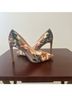 Nine West Floral Multi Color Heels Size 7 - photo 3
