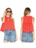 IRO 100% Polyester Red Sleeveless Blouse Size 6 - photo 6