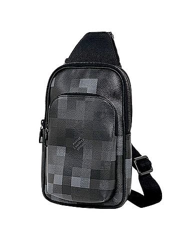 Louis Vuitton Louis Vuitton Avenue Sling Bag PM Damouflage Leather Black M14953 Men's (view 1)