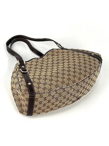 Gucci Gucci GG pattern tote bag, Abbey canvas, beige/brown, 130736, women's. (view 2)