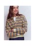 Boden Stripes Multi Color Jacket Size 10 - photo 4