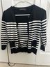 The Limited Stripes Black White Cardigan Size M - photo 6