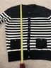 The Limited Stripes Black White Cardigan Size M - photo 9