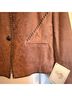 Scully 100% Leather Brown Blazer Size L - photo 5