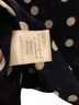 Francesca's 100% Polyester Polka Dots Blue White Long Sleeve Blouse Size S - photo 4